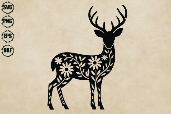 Deer Svg, Deer Floral Review